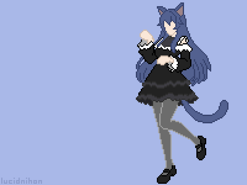 nyan pixel art